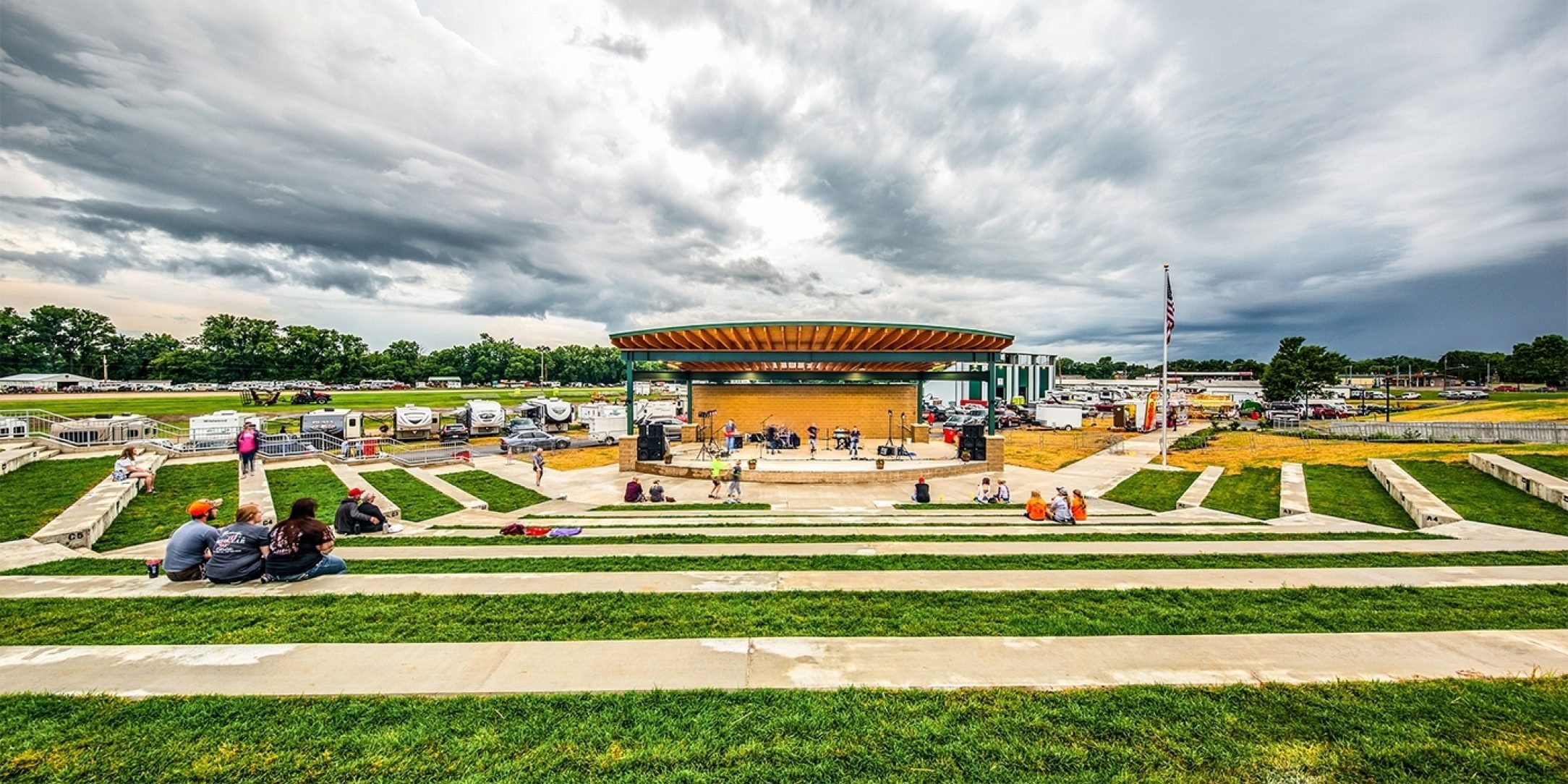 Pickaway County Fairgrounds Amphitheater V&S Galvanizing